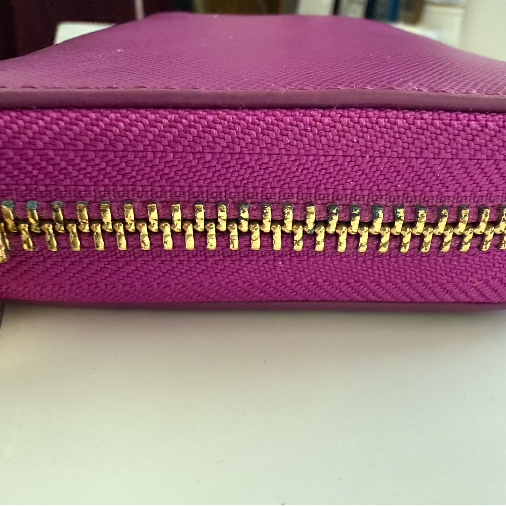 EUC Tory Burch Dena Leather Zip Continental Clutch Wallet - Picture 9 of 9